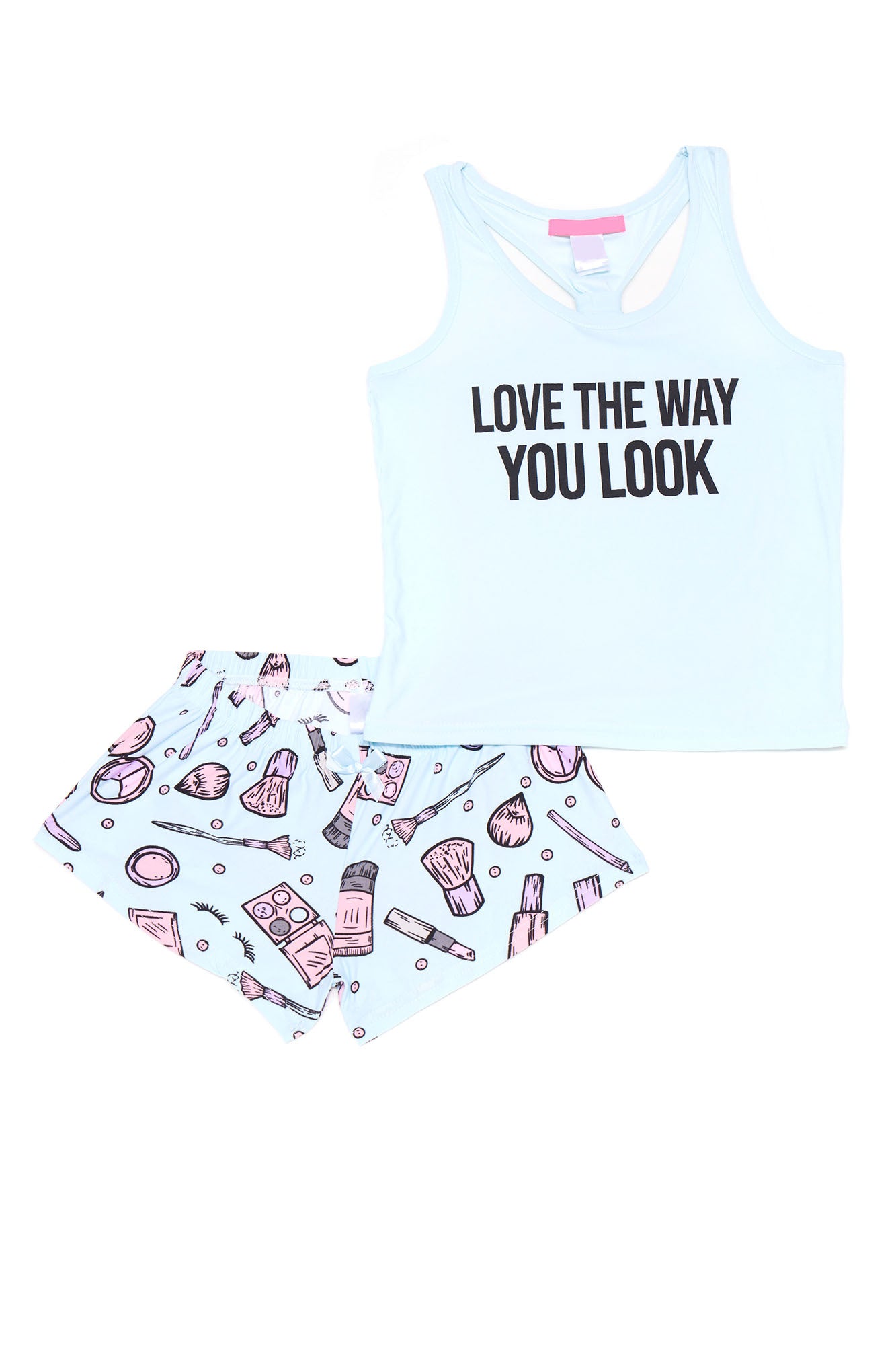 Mini Love The Way You Look Short Set - Blue Special