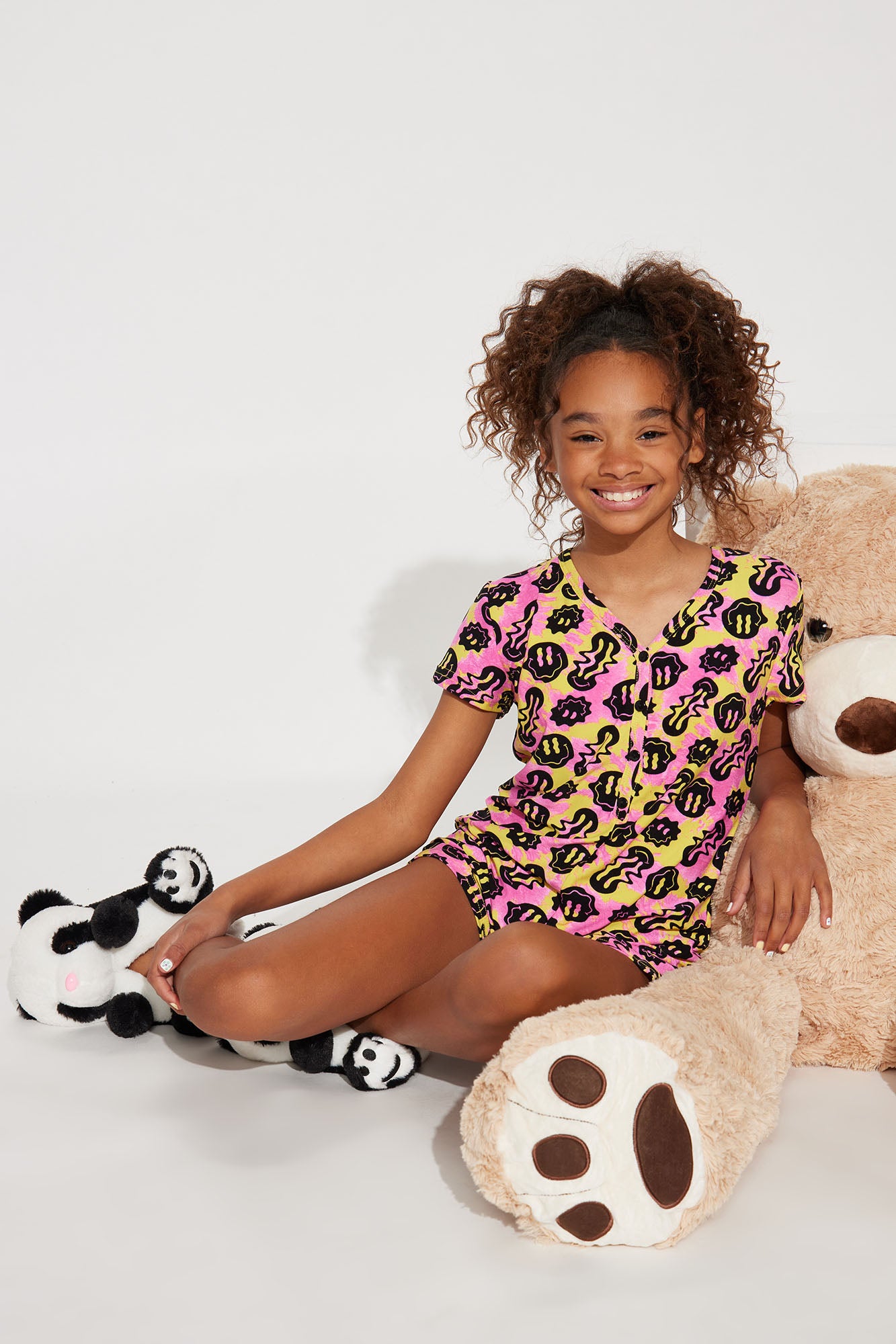 Mini Ride Along Romper - Pink/combo Online Now